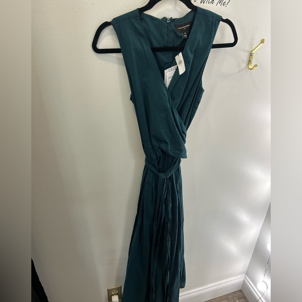Banana Republic jade green dress size 2 NWT - Picture 4 of 5